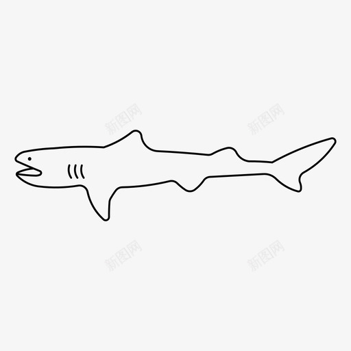 巨嘴鲨动物海洋svg_新图网 https://ixintu.com 巨嘴 鲨巨 嘴鲨 动物 海洋