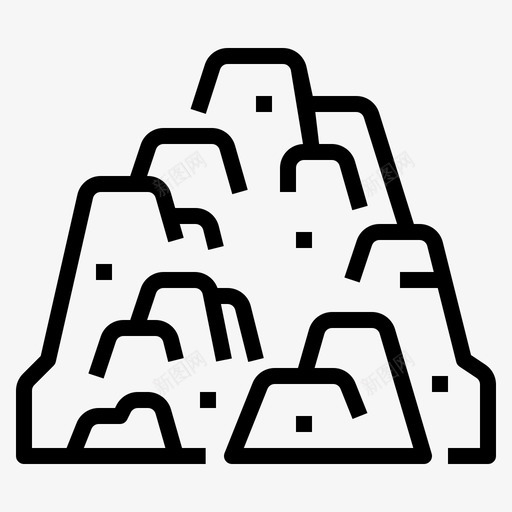 地球占星术元素svg_新图网 https://ixintu.com 占星术 地球 元素 神秘 轮廓