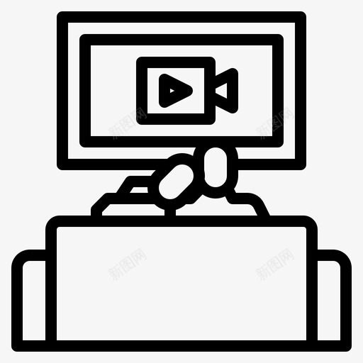 看电视人电视svg_新图网 https://ixintu.com 看电视 电视人 电视 看家 家庭 活动 大纲