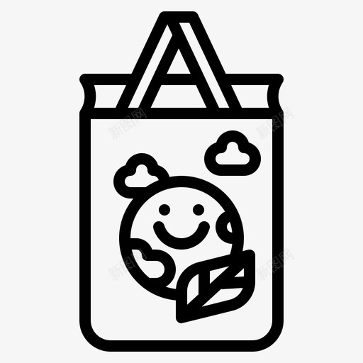 袋可重复使用的手提袋塑料污染概述svg_新图网 https://ixintu.com 袋可 重复 使用 用的 手提袋 塑料 污染 概述