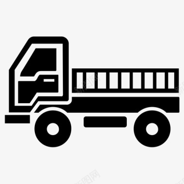 卡车送货车货车图标