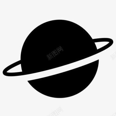 土星行星探索图标