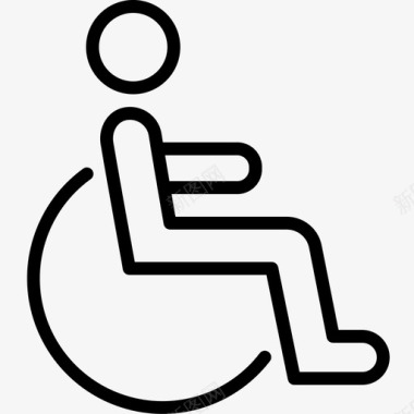 无效无障碍椅子图标