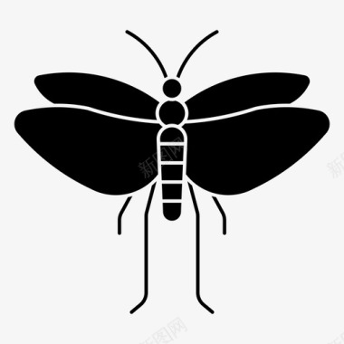 蝗虫虫子蟋蟀图标