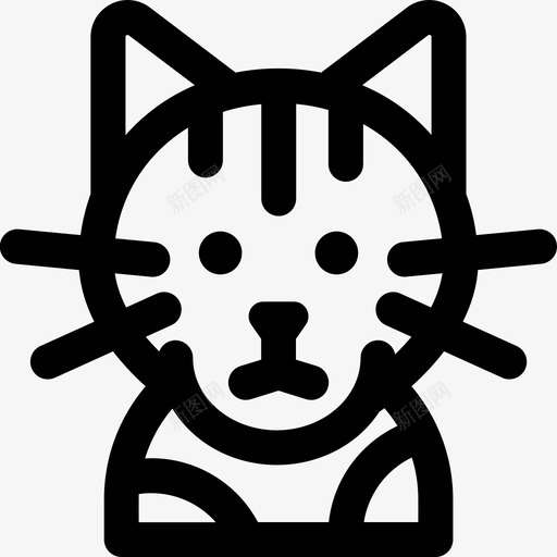 孟加拉品种猫svg_新图网 https://ixintu.com 品种 孟加拉 猫猫 宠物