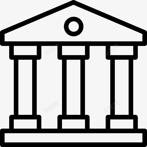 银行古代建筑svg_新图网 https://ixintu.com 银行 古代建筑 建筑 历史 远程教育 大纲 部分