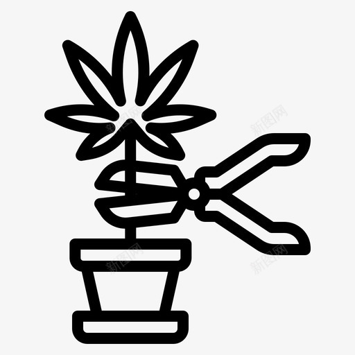 杂草收获植物保健车svg_新图网 https://ixintu.com 杂草 收获 植物 保健 医疗 大麻 生产线