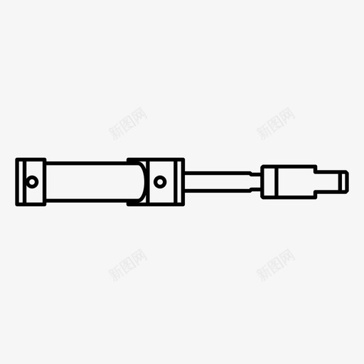 气缸力液压svg_新图网 https://ixintu.com 液压 气缸 压力 工业