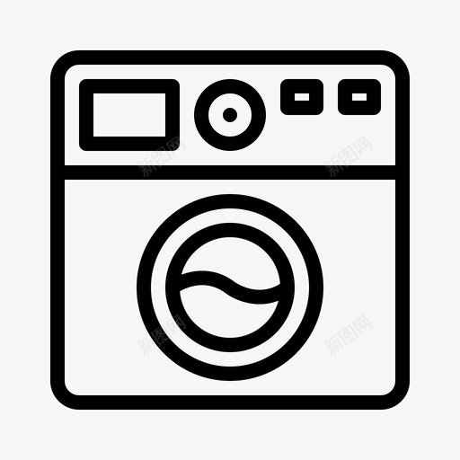 洗衣机家电设备svg_新图网 https://ixintu.com 洗衣机 家用 家电 设备 厨房 家用电器 概述