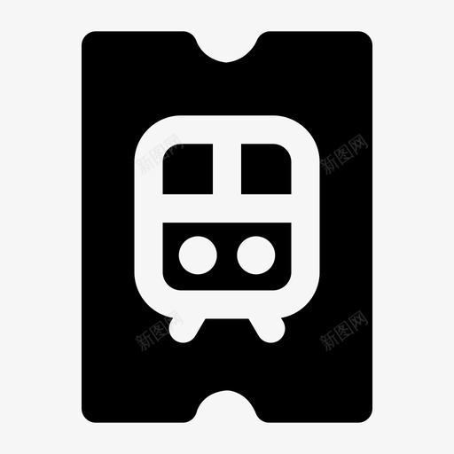 火车票电子商务铁路svg_新图网 https://ixintu.com 火车票 电子商务 铁路 交通 购物 线路 样式