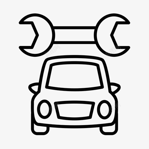 汽车服务站修理车辆svg_新图网 https://ixintu.com 汽车 汽车服务 服务站 车辆 修理