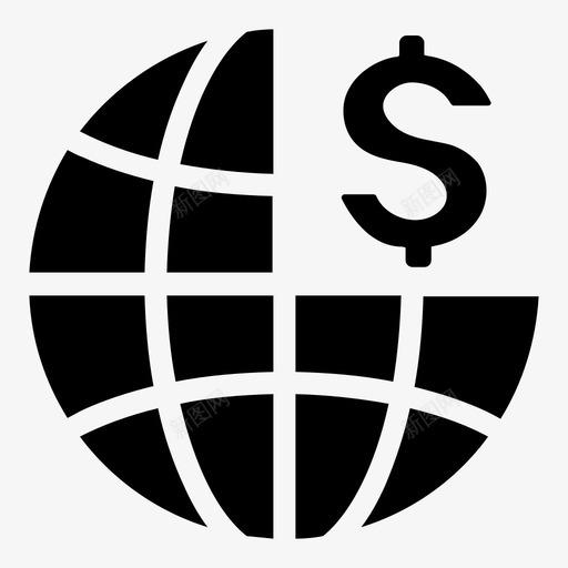 全球化商业美元svg_新图网 https://ixintu.com 商业 金融 全球化 美元 全球 国际