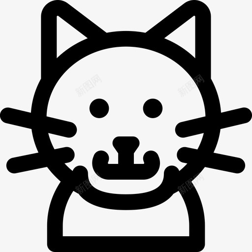 龟甲品种猫svg_新图网 https://ixintu.com 品种 龟甲 猫猫 宠物 系列