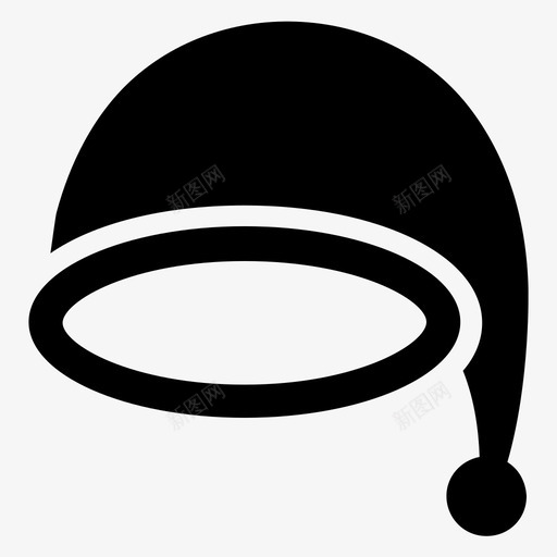 圣诞帽庆典帽子svg_新图网 https://ixintu.com 圣诞 庆典 帽子 聚会 特别 套装