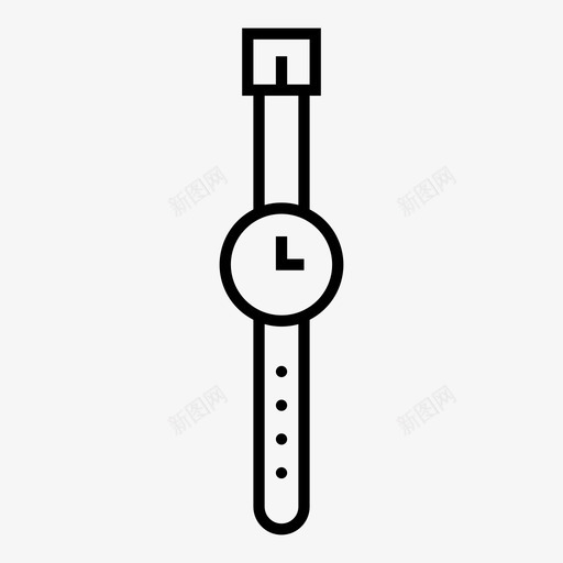 手表模拟表盘svg_新图网 https://ixintu.com 手表 模拟 表盘 时间 手腕