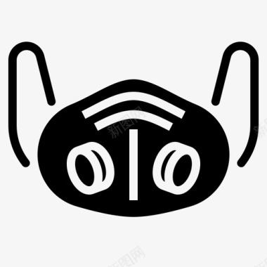 口罩卫生医疗图标
