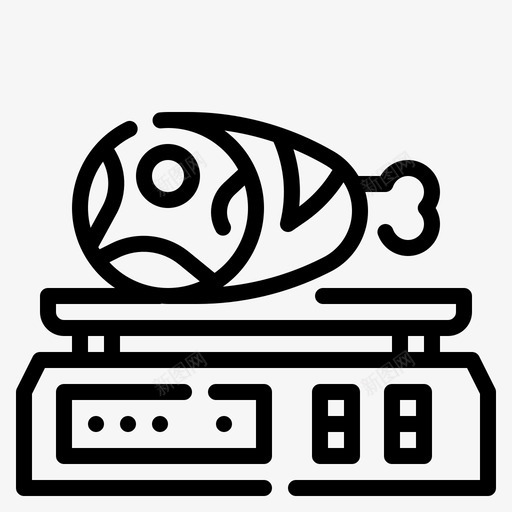 秤天平厨具svg_新图网 https://ixintu.com 天平 厨具 重量 屠夫