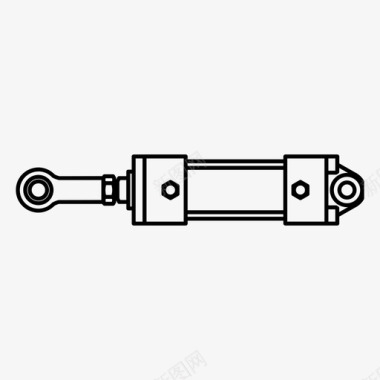 气缸力液压图标