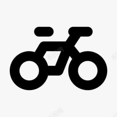 自行车运动训练图标