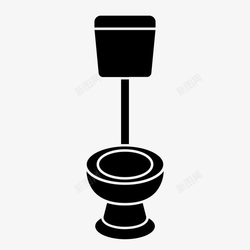 立式抽水马桶浴室洗手间svg_新图网 https://ixintu.com 立式 抽水马桶 洗手间 浴室 厕所