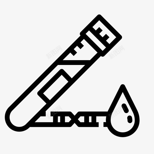 血液实验室医疗svg_新图网 https://ixintu.com 血液 实验室 医疗 试验 试管 胆固醇 基线