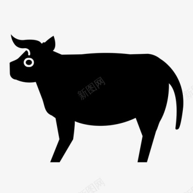 牛农场动物图标