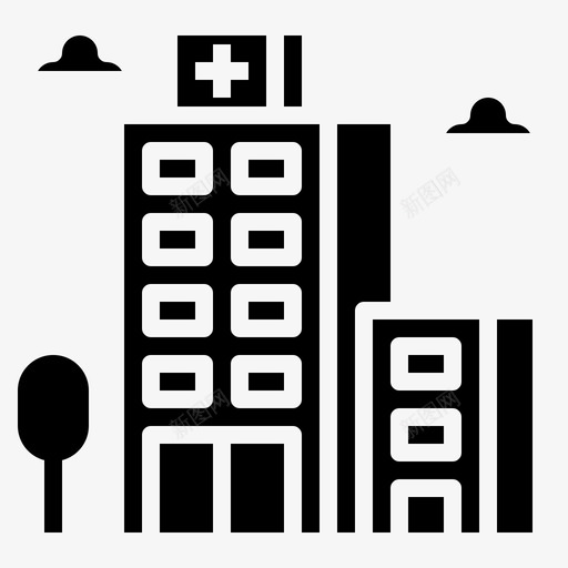 建筑诊所设施svg_新图网 https://ixintu.com 建筑 诊所 设施 医院 广场 保健 雕文