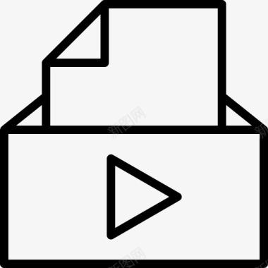 视频档案文件夹图标
