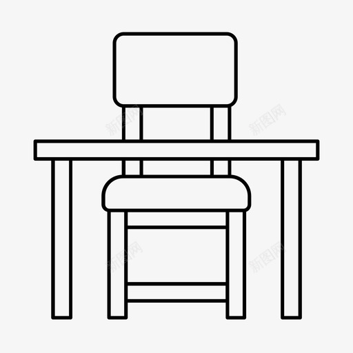 办公桌商务椅子svg_新图网 https://ixintu.com 教育 办公桌 商务 椅子 桌子 大纲 第卷