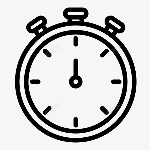 秒表闹钟限时svg_新图网 https://ixintu.com 闹钟 秒表 限时 时间 计时器