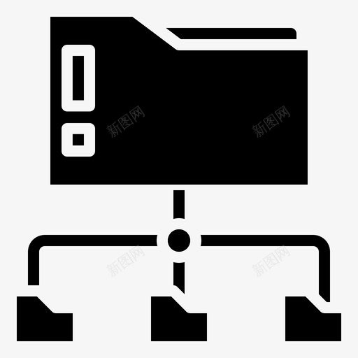 共享文件文件和文件夹svg_新图网 https://ixintu.com 文件 共享 文件夹 网络 档案 图示