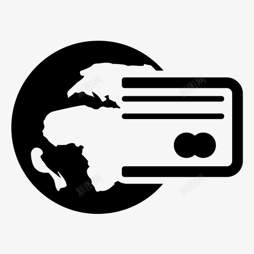 全球交易信用卡全球商务svg_新图网 https://ixintu.com 全球 交易 商务 支付 信用卡 在线支付 购物