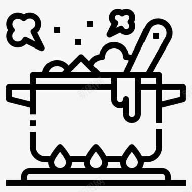 烹饪煮沸厨房图标