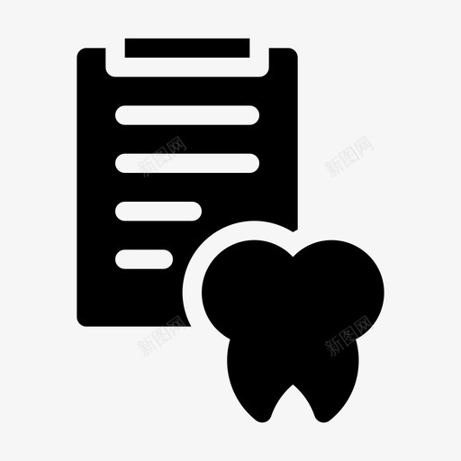 检查报告剪贴板牙医svg_新图网 https://ixintu.com 检查 报告 剪贴板 牙医 任务 牙齿 健康 图示