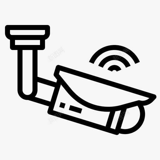 闭路电视摄像机保安svg_新图网 https://ixintu.com 闭路电视 摄像机 保安 监控 视频 房地产 概述