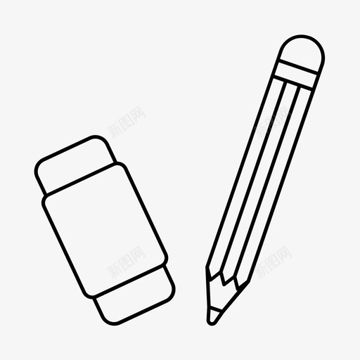 铅笔商业教育svg_新图网 https://ixintu.com 教育 铅笔 商业 橡皮擦 写作 大纲 第卷