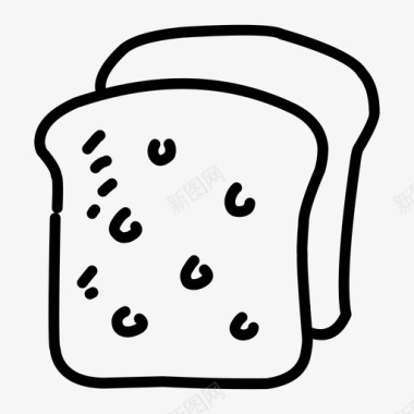 采购产品白面包白面包面包图标