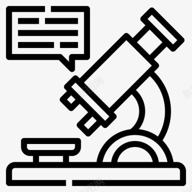 显微镜保健实验室图标
