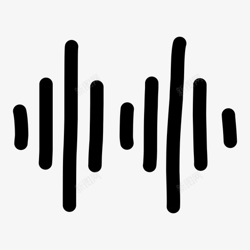音波环境声音svg_新图网 https://ixintu.com 办公室 声音 环境 统计 音波 音量波动