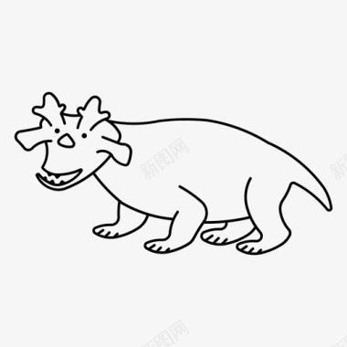 埃斯特曼诺索丘斯动物恐龙图标