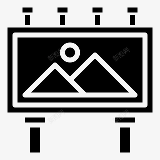 广告牌广告公告svg_新图网 https://ixintu.com 广告 广告牌 公告 海报 品牌 符号