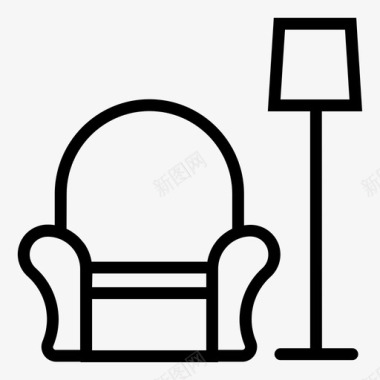 采购产品家居家具家居家具椅子图标