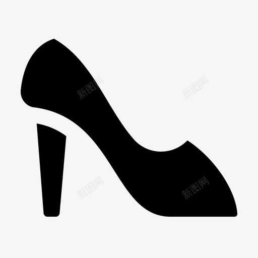 高跟鞋时尚脚穿svg_新图网 https://ixintu.com 高跟鞋 时尚 穿鞋 女人 跳跃 图标 雕文