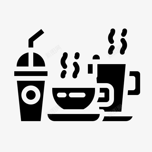 咖啡因咖啡杯子svg_新图网 https://ixintu.com 咖啡因 咖啡 咖啡杯 杯子 胆固醇 固体