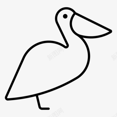 澳大利亚鹈鹕鸟基督教图标