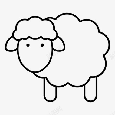 羊动物牛图标