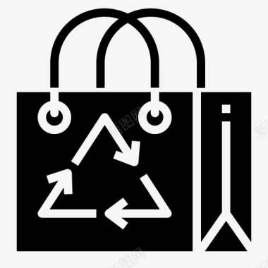 生态袋生态购物图标