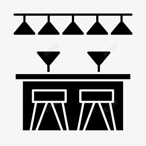 吧台咖啡馆饮料svg_新图网 https://ixintu.com 吧台 咖啡馆 饮料 酒吧 商店 婚礼 乐趣