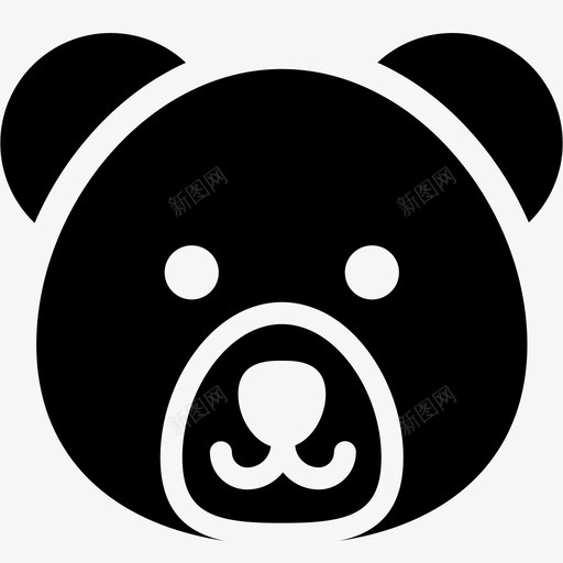 熊动物动物群svg_新图网 https://ixintu.com 动物 熊动物 动物群 野生