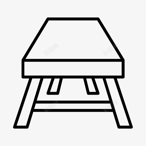 桌子书桌家具svg_新图网 https://ixintu.com 桌子 书桌 家具 室内 公园 游乐场